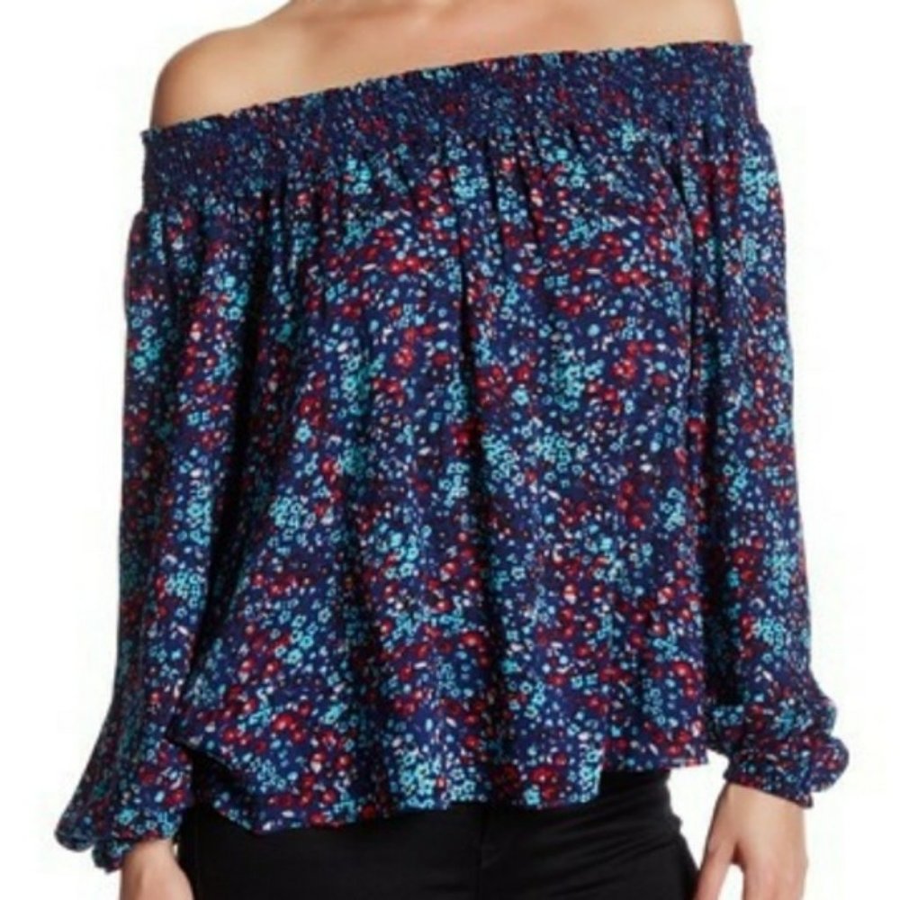 Parker Dewberry off the shoulder blouse